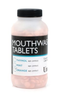 Mouthwash Tablets (Unodent) Orange x 1000