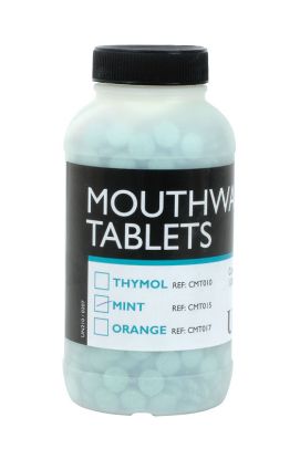 Mouthwash Tablets (Unodent) Mint Green x 1000