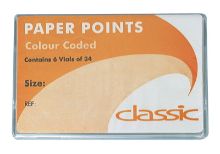Paper Points (Unodent) Colour Coded Assorted 15-40 6 x 34