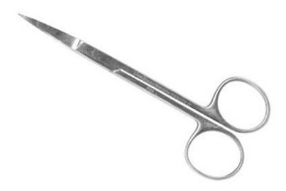 Scissors (Unodent) Suture Curved Autoclavable x 1