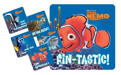 Stickers Motivator (Medibadge) Finding Nemo & Friends x 90