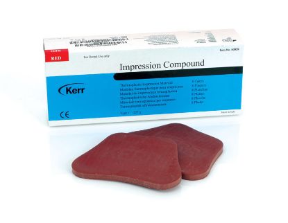 Impression Compound (Kerr) Cakes Red 8 x 227g