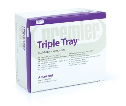 Impression Tray (Premier) Triple Assorted x 35