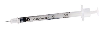 Syringe Insulin (Bd) Microfine 0.5ml 30g x 8mm x 200