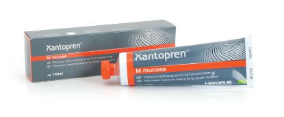 C-Silicone Xantopren (Heraeus Kulzer) Mucosa Orange Wash x 140ml