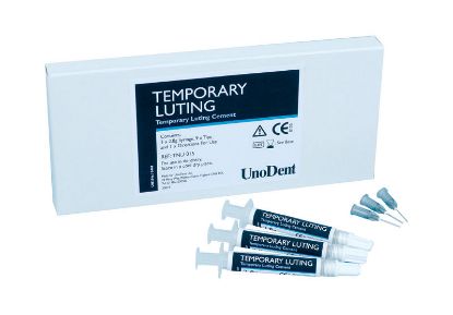 Temporary Luting Cement (Unodent) 3 x 2.8g Syringes
