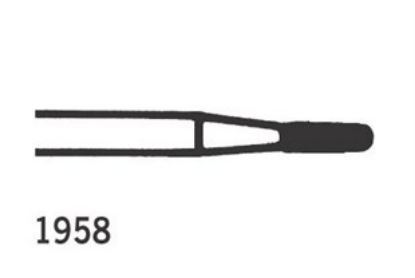 Bur Tungsten Carbide Jet (Kerr) Dome Cross Cut Fg 1958 Iso 012 x 5