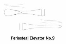 Elevator Periosteal (Unodent) No.9 Reusable x 1
