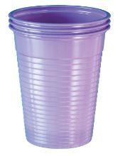 Cup Disposable Squat Plastic Lilac 180mls x 2000