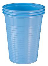 Cup Disposable Squat Plastic Light Blue 180mls x 2000