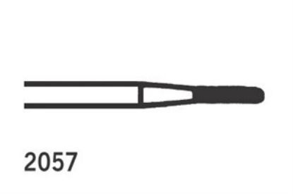 Bur Tungsten Carbide Jet (Kerr) Flat Cross Cut Fg 1957 Iso 010 x 5