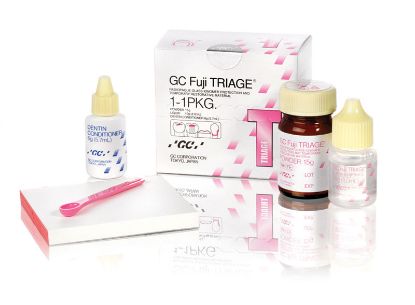 Glass Ionomer Fuji Triage (Gc) White Powder 1:1 Pack