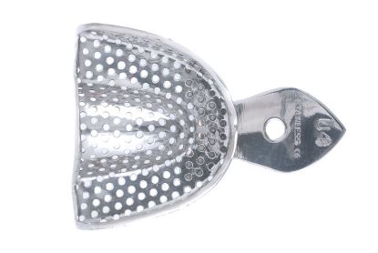 Impression Tray (Unodent) Perforated S/S Upper No.4 x 1