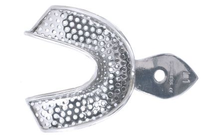 Impression Tray (Unodent) Perforated S/S Lower No.1 x 1