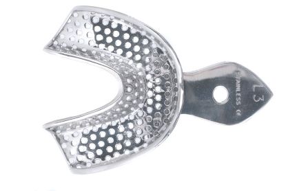 Impression Tray (Unodent) Perforated S/S Lower No.3 x 1