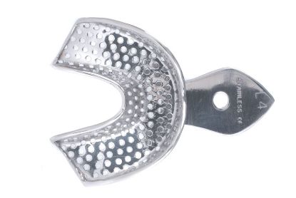 Impression Tray (Unodent) Perforated S/S Lower No.4 x 1