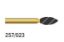 Bur Diamond (Unodent) Gold Twister Fg 257 544 023 Xc Non-Sterile Single Use x 1
