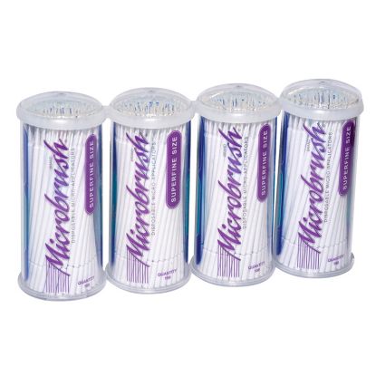 Brushes Micro Application (Microbrush) Super Fine White Tube x 400