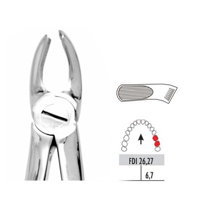 Forceps No.95 (Unodent) Upper Molars Left Autoclavable x 1