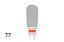 Bur Tungsten Carbide (Unodent) Acrylic Trimmer Cross Cut Fine Hp 77 Iso 060 x 1