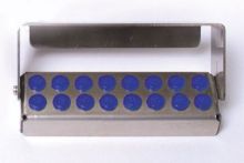 Bur Stand (Unodent) Plug-In 16 Hole Fg/Ra Blue x 1