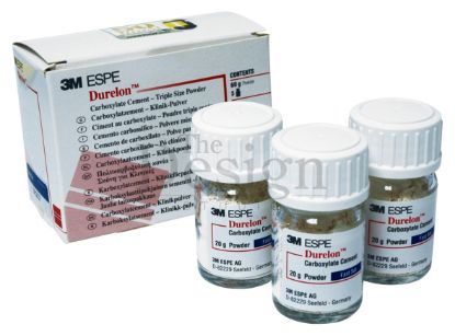 Cement Polycarboxylate (Durelon) Clinic Pack 3 x 20g