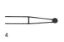 Bur Steel (Unodent) Round Mini Ra Size 4 Iso 014 x 6