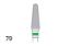 Bur Tungsten Carbide (Unodent) Acrylic Trimmer Plain Cut C Hp 79 Iso 045 x 1