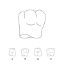 Crown Forms Clear (Odus Pella) Molars 7 x 1 Pair