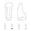 Crown Forms Clear (Odus Pella) Incisors Lower 202 x 1 Pair