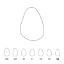 Crown Polycarbonate (Unodent) Upper Canines Right 34 x 5