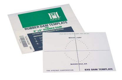 Rubber Dam Template 6" 152mm x 1 (Hygienic)