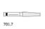 Bur Diamond (Abrasive Tech) Two Striper Flat End Taper Fg 701.7 C x 5