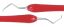 Curette Gracey (Unodent) Sofgrip 9/10 Red Autoclavable x 1