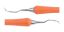 Curette Langer (Unodent) Sofgrip 1/2 Orange Autoclavable x 1