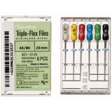 File Triple-Flex (Kerr) 25mm Size 25 Red x 6