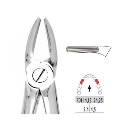 Forceps No.7 (Unodent) Premier Upper Roots & Biscuspids Autoclavable x 1