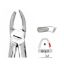 Forceps No.95 (Unodent) Premier Upper Molars Left Autoclavable x 1