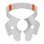 Rubber Dam Clamp (Hygenic) Winged Colour Coded Matt Size 4 x 1