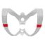 Rubber Dam Clamp (Hygenic) Winged Colour Coded Matt Size 9 x 1