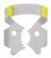 Rubber Dam Clamp (Hygenic) Winged Colour Coded Matt Size 12A x 1