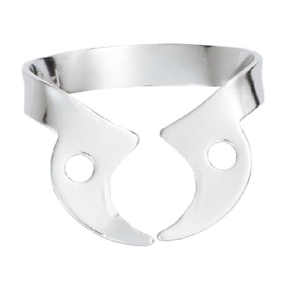 Rubber Dam Clamp (Hygenic) Wingless Gloss Size W3 x 1