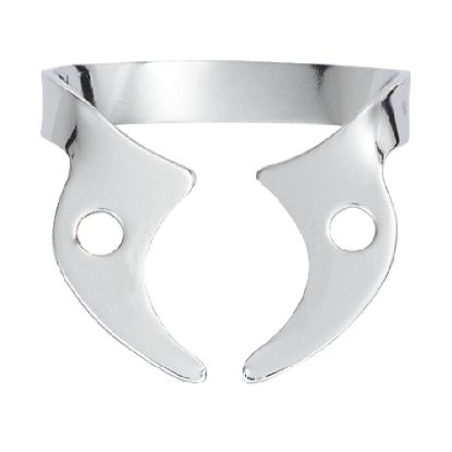 Rubber Dam Clamp (Hygenic) Wingless Gloss Size W7 x 1