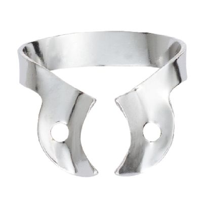 Rubber Dam Clamp (Hygenic) Wingless Gloss Size W8 x 1