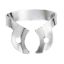 Rubber Dam Clamp (Hygenic) Wingless Gloss Size W8 x 1