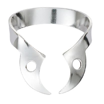 Rubber Dam Clamp (Hygenic) Wingless Gloss Size W56 x 1