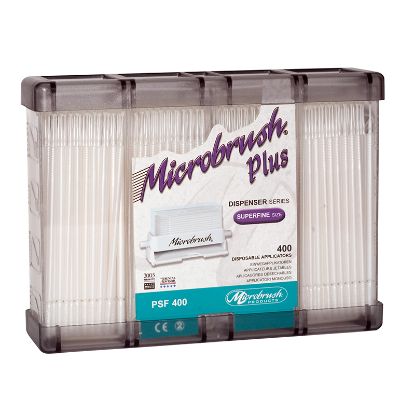 Micro Application Brushes (Microbrush) Super Fine White x 400