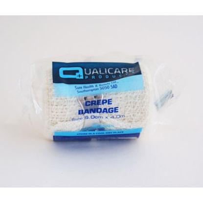Crepe Bandage (Qualicare) Bp 5cm x 4M x 10