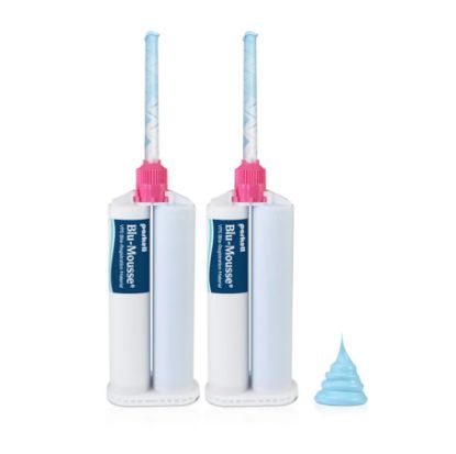 Bite Registration Blu Mousse (Parkell) Super Fast Cartridge  2 x 50ml