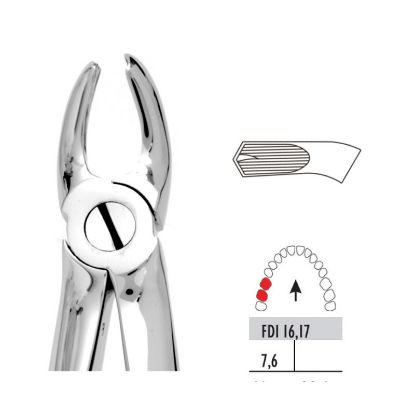 Forceps No.17 (Unodent) Upper Molars Right A/C x 1